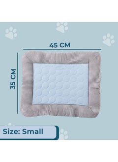 Rectangular Dog & Cat Bed|Yarn Dyed Oxford Cloth|Nylon And Polyester With Cotton Filling|Self-Cooling Bed For Dog & Cat|Small Light-Weight & Durable Dog Bed|Zqcj005B-S|Blue - pzsku/Z82FF2069847A9852F05CZ/45/_/1728312238/ade8cd75-1023-464e-b00d-a72b71e07cad