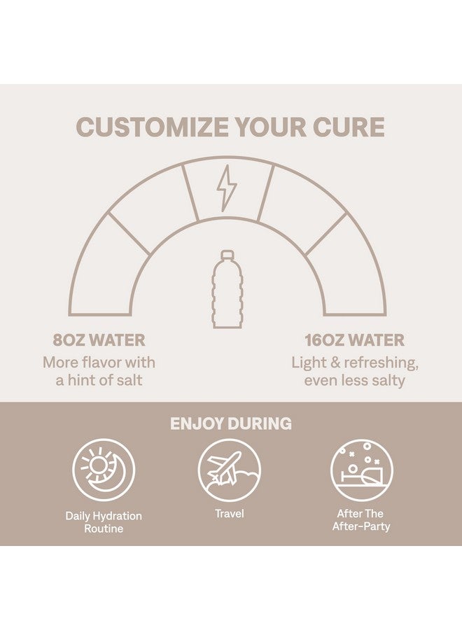 Cure Hydration | Plant-Based Electrolyte Drink Mix | No Added Sugar | FSA & HSA | Dehydration Relief Powder Made with Coconut Water | Non-GMO | Vegan | 28 Servings Jar - Watermelon - Image 4