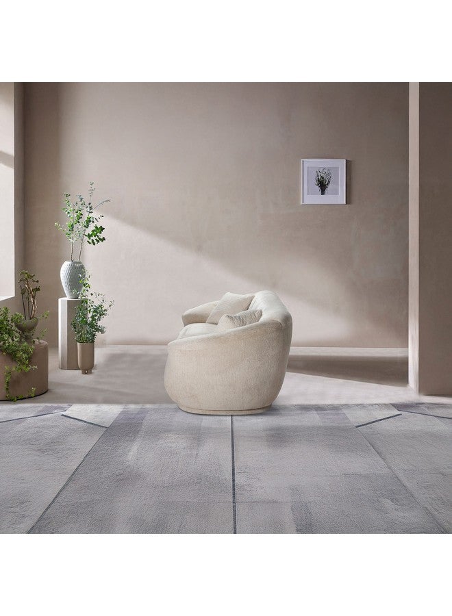 Home Box Houston 3-Seater Fabric Sofa with 2 Cushions 100 x 76 x 236 cm - Image 3