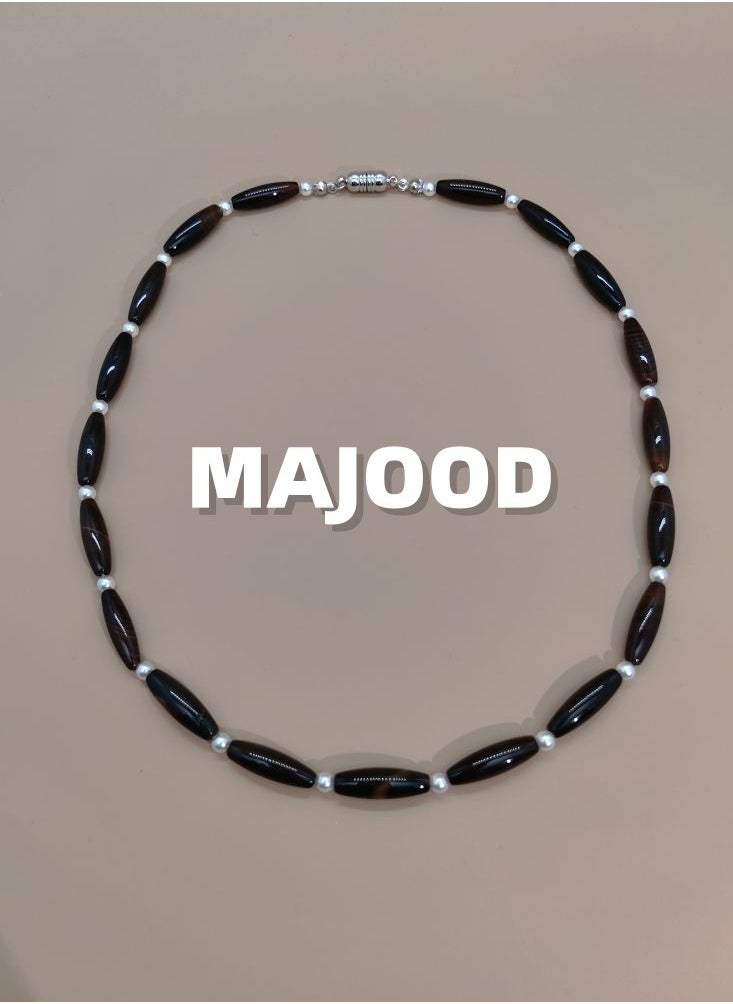 MAJOOD Natural Agate Necklace  - Image 1