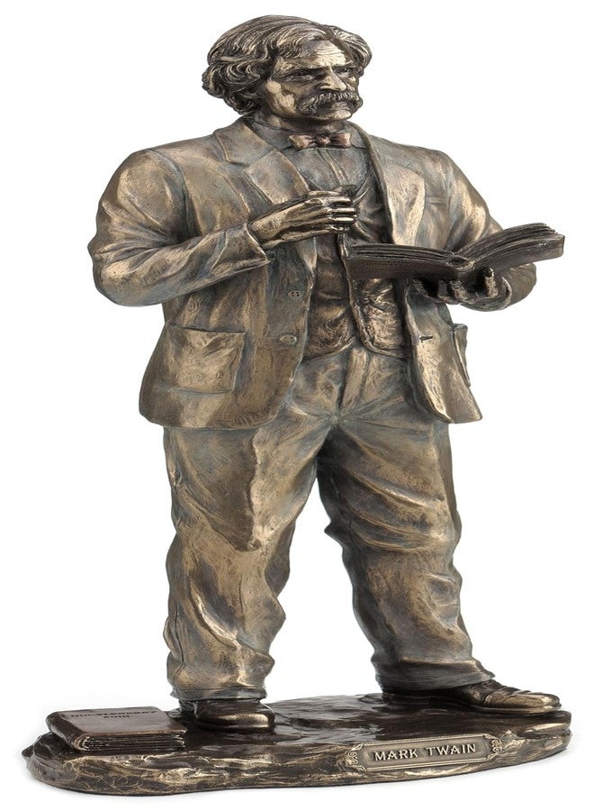 فيرونيز ديزاين تمثال مارك توين من تصميم فيرونيز، مطلي بالبرونز المعدني - Image 2