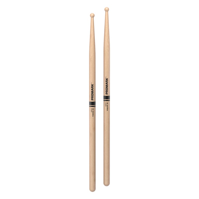 ProMark Drum Sticks - Finesse 5B Drumsticks - Drum Sticks Set - Ideal for Jazz - Small Round Wood Tip - Maple Drumsticks - Consistent Weight and Pitch - 1 Pair - Image 3