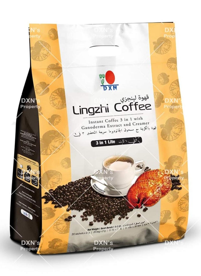 DXN ASIA - Dxn Lingzhi Coffee Premex coffee with ganoderma extract 20 bags x 21 grams - Image 1