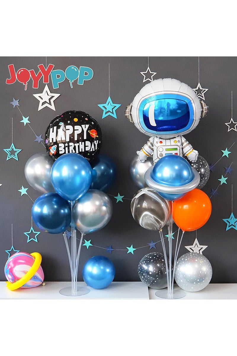 JAYATO 4 Set Balloon Table Stand Kit with 7 Balloon Sticks, with Base adhesive, for Birthday Party Decoration, Baby Shower, Wedding, Anniversary - Image 2