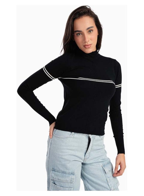 Asymmetrical Slim Fit Pullover