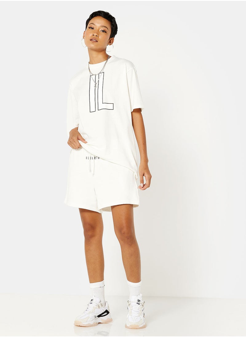 IL SARTO - Logo Sweat Shorts - Image 1