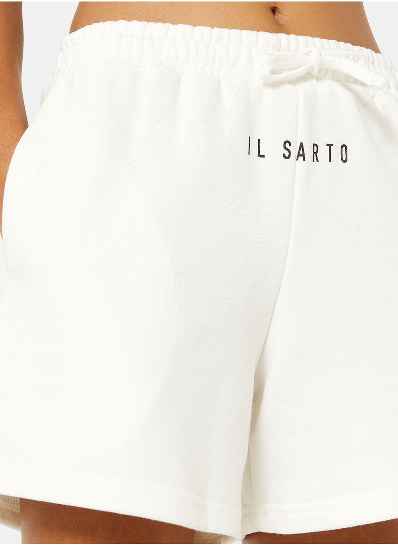 IL SARTO - Logo Sweat Shorts - Image 1