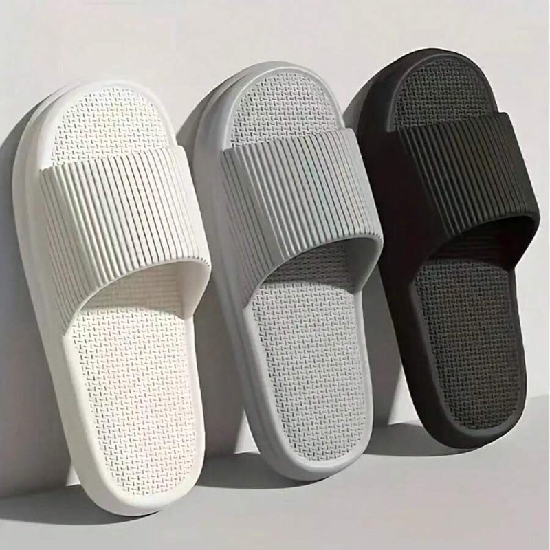 Unisex EVA Slippers - Soft Sole Indoor/Outdoor Sandals, Suitable For Home, Bathroom, Beach, Fashion Casual Style, Popular Design, Multiple Colors Available, Cute Slippers [New High-End], Lightweight And Non-Fatiguing, Suitable For All Seasons -