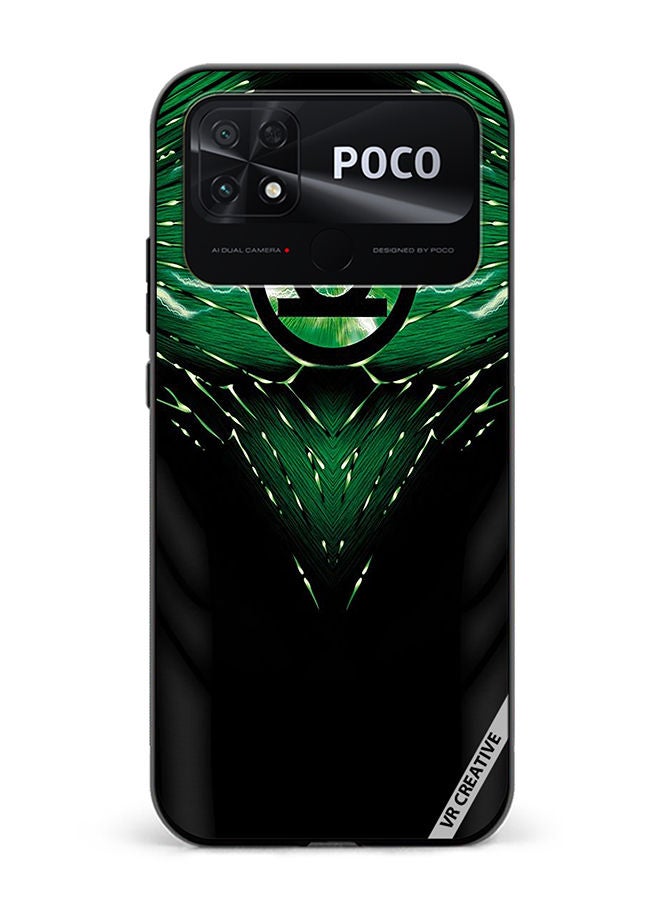 VR CREATIVE Protective Case Cover For Xiaomi Poco C40 Jack Kirby Green Lanterns Art Design Multicolour - Image 1