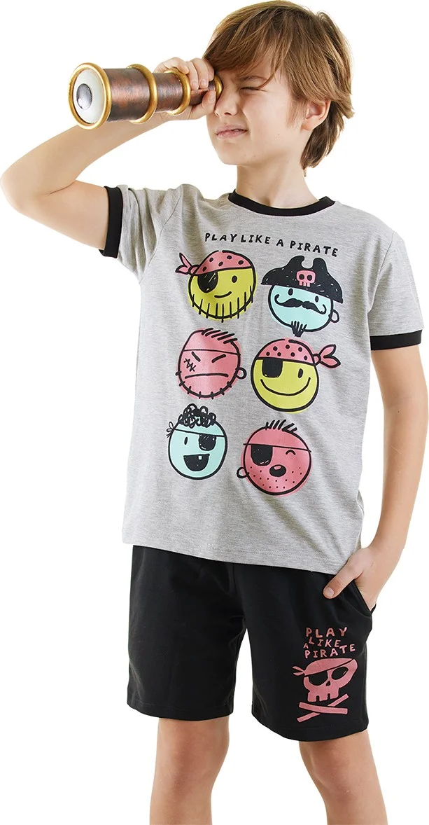 Denokids Pirate Boy T-Shirt Shorts Set