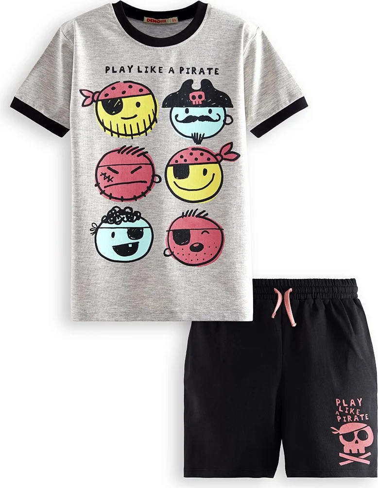 Denokids Pirate Boy T-Shirt Shorts Set