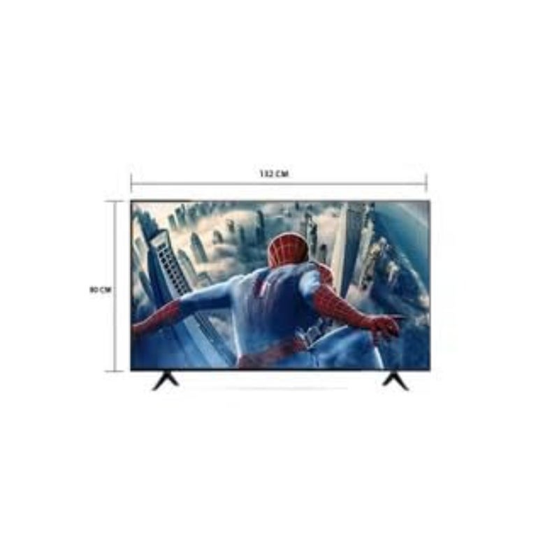 55-inch DST55U 4K Smart TV for living room use, metal frame, black color, ultra-thin bezel and seamless 4K upscaling - Image 5