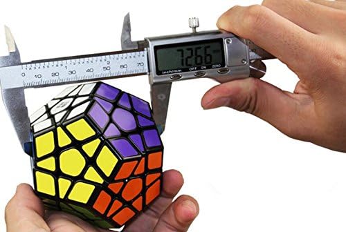 CuberSpeed CuberSpeed Pentagonal Dodecahedron 12 Sided Megaminx Cube 3x3 Megaminx Speed Cube Puzzle Toy QiHeng Black megaminx Speed Cube  - Image 2