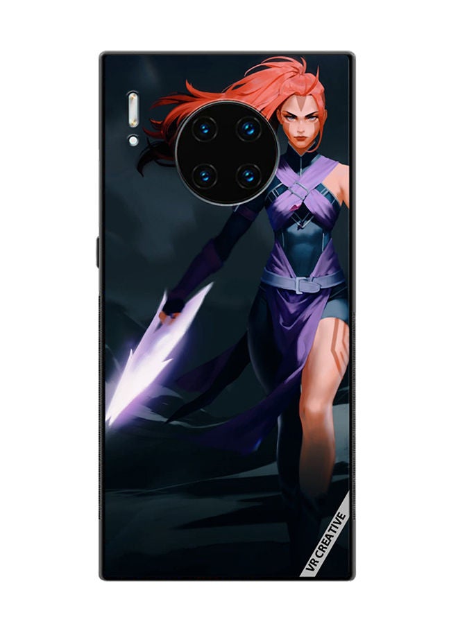 VR CREATIVE Protective Case Cover For Huawei Mate 30 Pro Anti-Mage Lady Dota 2 Design Multicolour - Image 1