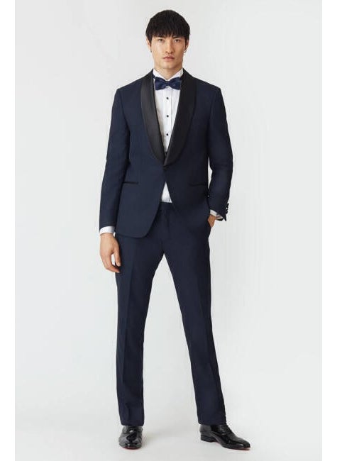 Bisse Men's 6 Drop Regular Fit Shawl Collar Slitless Tuxedo BLACK SM21Y21102_D39  - Image 1