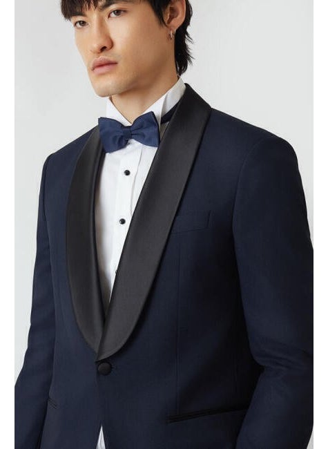 Bisse Men's 6 Drop Regular Fit Shawl Collar Slitless Tuxedo BLACK SM21Y21102_D39  - Image 5