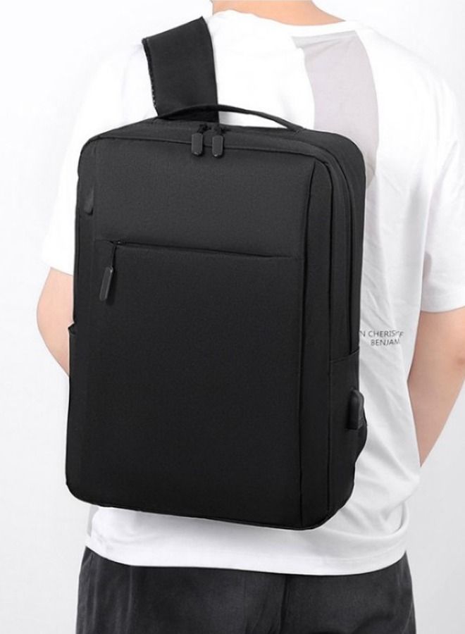 DUNISO Travel Laptop Backpack Business Anti Theft Slim Durable Laptop Bag with USB Charging Port Water Resistant College School Computer Backpack Gifts for Men & Women Fits 15.6 Inch Notebook Black - Image 5