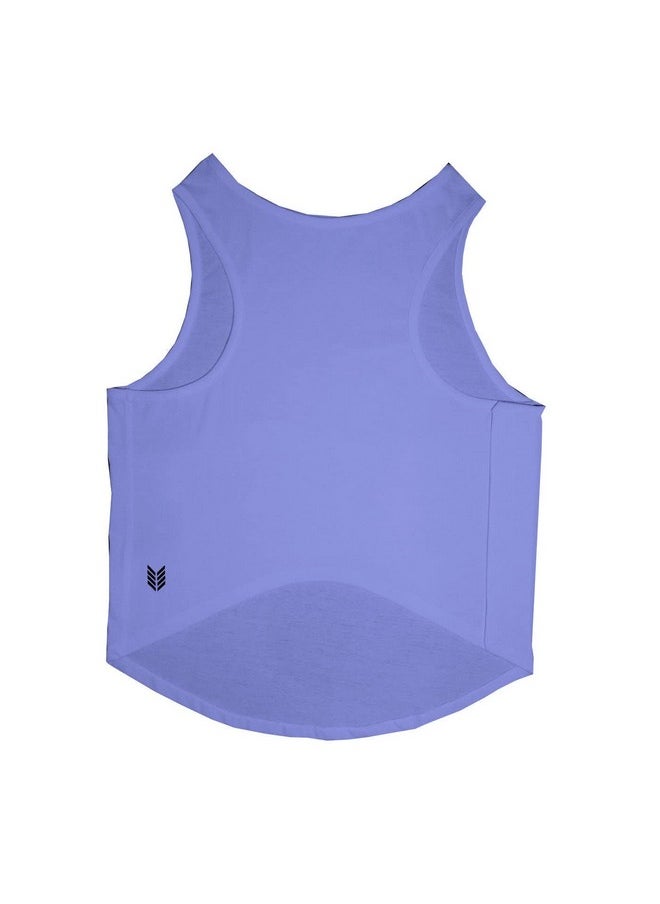 rusepin - Pet I Love My Pug Printed Dog Round Neck Sleeveless Vest Tank T-Shirt/Tees Apparel/Clothes/Tees Gift For Dogs/Lavender/M (Chubby Pugs, Beagle Etc.) - Image 1