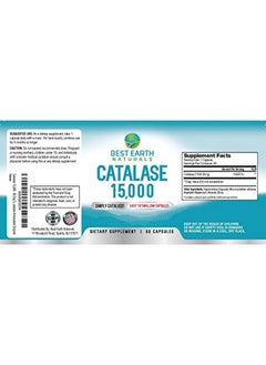 Best Earth Naturals Catalase 15 000 60 Day Supply Pure Catalase Antioxidant Enzyme  - Image 5