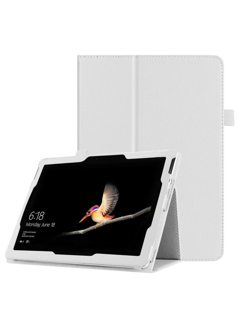 عام غطاء جلدي رفيع لسيرفس جو 3 (2021) مع حامل متكامل وحامل قلم، متوافق أيضًا مع سيرفس جو 2 (2020) وسيرفس جو (2018)، تصميم كتابي أنيق يوفر حماية شاملة مع إمكانية تعديل زوايا المشاهدة. - Image 1