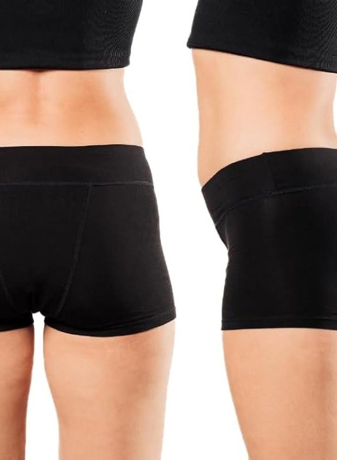 Bambody Absorbent Boxer: Period Underwear for All Day and Night Protection, 1 Pack: Black, 7 - Image 2
