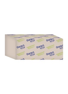 Sanita 150 Sheets Brown Interfold Towel Tissue 