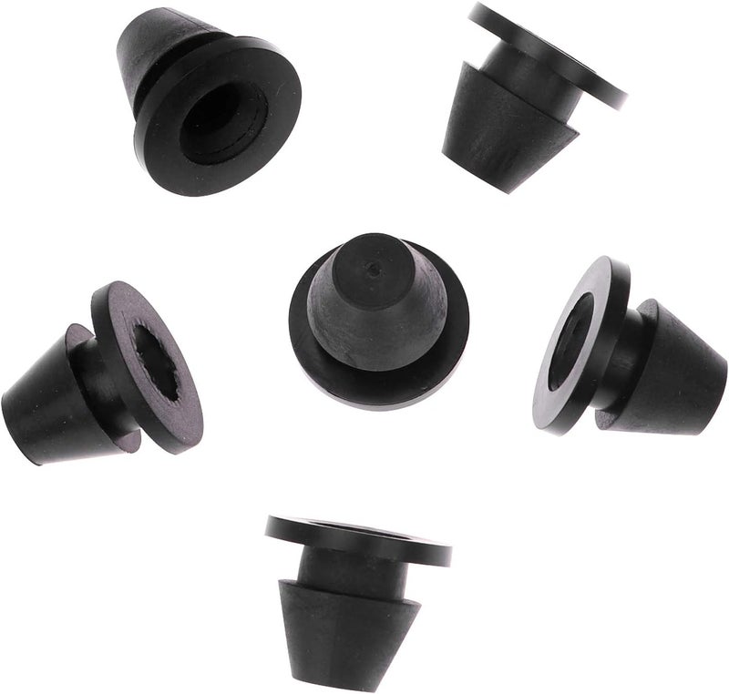 XMMT 6PCS Rubber Side Cover Grommets For Harley Street Electra Road Glide Road King 2008-2023 Replaces OEM 0521-1234 - Image 1