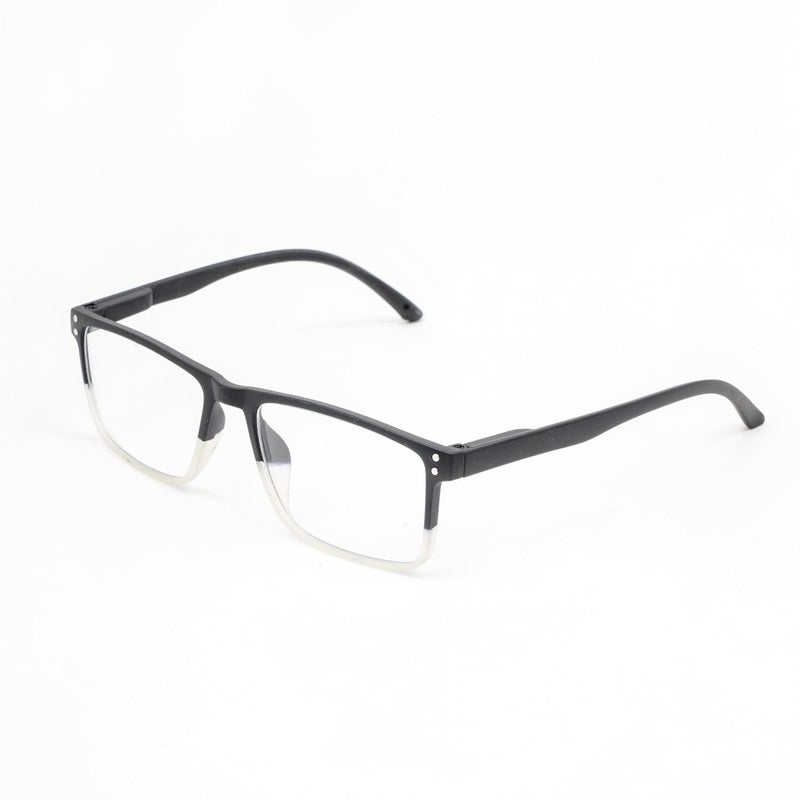 Lens+ Lensplus Square TR Full Rim Eyeglasses with Blue Cut Lightweight Unisex Eyewear for Men & Women | Stylish Computer & Daily Use Frame - Image 1