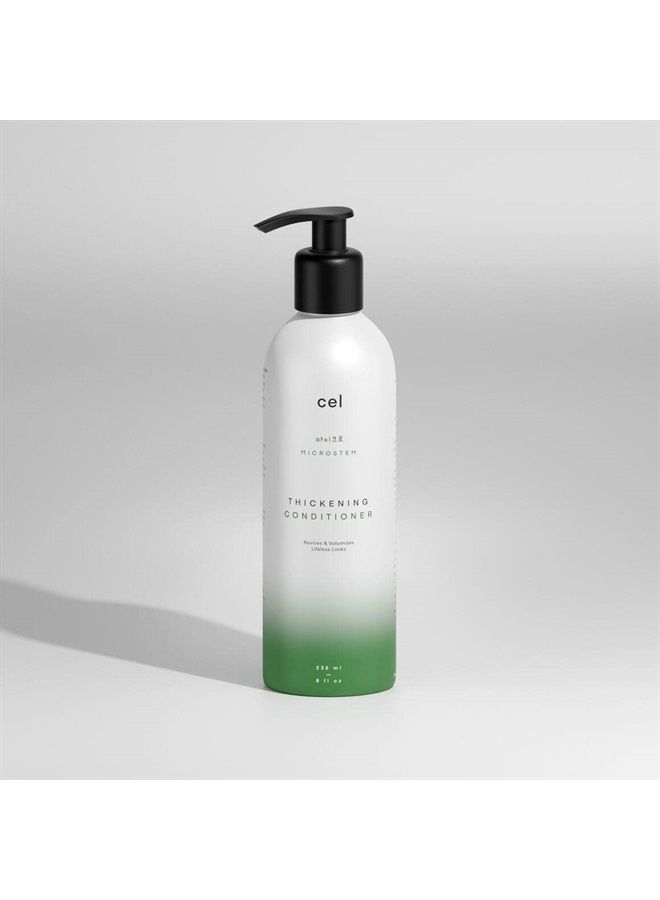 Cel Microstem Natural Hair Thickening Conditioner (8 fl oz) – Stem Cell Extract Anti Thinning Conditioner – Professional Grade Biotin – Sulfate & Paraben Free - Suitable for Men & Women