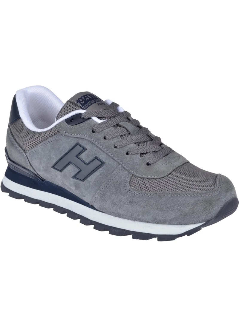 Hammer Jack Genuine Leather Men's Sneakers HJ-19250-M Gray