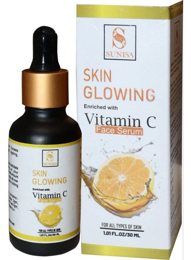 SUNISA New Skin Naturals Face Serum Increases Skin'S Glow Instantly And Reduces Spots Overtime Bright Complete Vitamin C 3X Booster Face Serum (Pack Of 1) - Image 1