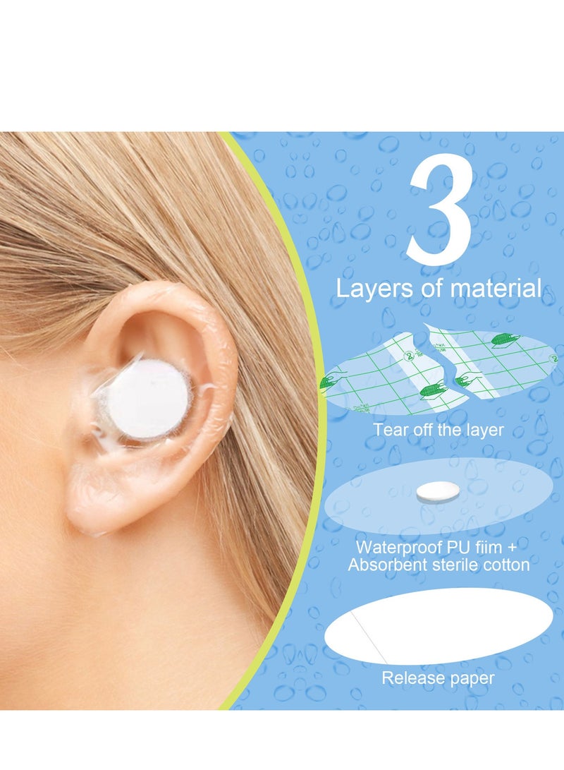 سيفودون 60 قطعة مقاومة للماء حماية الأذن غطاء حماية الأذن دش السباحة مع مواصلات الأذن - Image 4