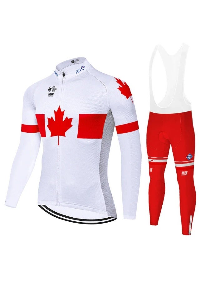 KUYING Men's And Women's Long Sleeved Thin Mountain Bike Riding Suit Set  - Image 1