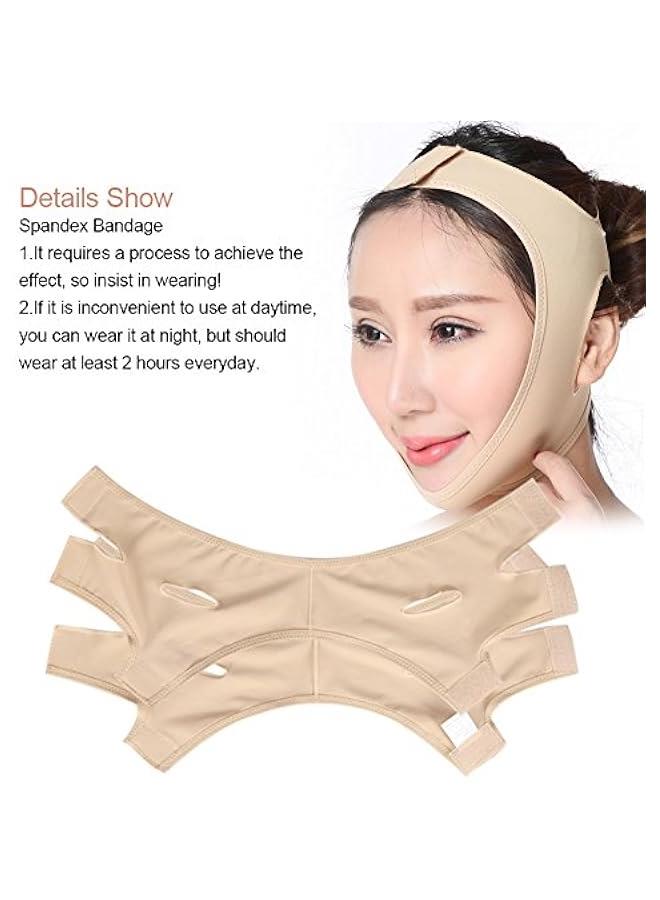 Face Bandage Facial Slimming Mask for Face Care Thin Neck Facelift Double Chin for Ladies(M) - Image 3