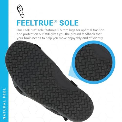Xero Shoes صنادل ز-تريك النسائية من زيرو شوز، للمشي حافي القدمين، سوداء، 10 - Image 5