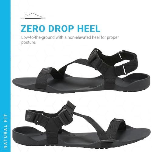 Xero Shoes صنادل ز-تريك النسائية من زيرو شوز، للمشي حافي القدمين، سوداء، 10 - Image 3