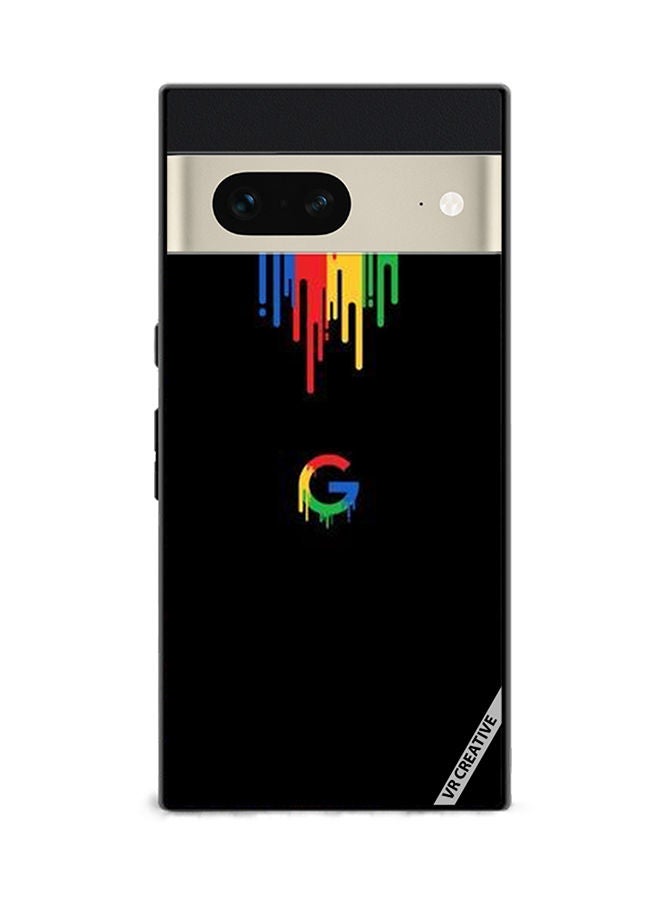 VR CREATIVE غطاء حماية لجهاز جوجل بيكسل 7 تصميم جوجل متعدد الألوان - Image 1