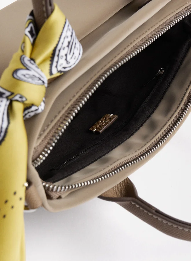 PARFOIS Velvety Effect Tote Bag