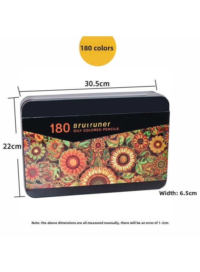 Brutfuner This Model 120 Color Color Pencil 180 Color Lead Oily Water Soluble Color Lead Comic Brush Color Pen Graffiti Gift - Image 1