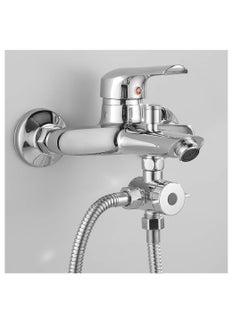 Excefore Shower Arm, Universal Bathroom System Component Replacement Part, G 1/2 3-Way T-adapter, Suitable for Handheld Shower Head and Fixed Spray Head (Chrome)  - Image 3
