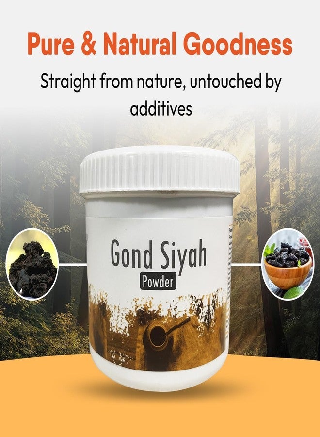 Hakim Suleman's Gond Siyah - 100% Natural, Organic Ayurvedic Health Supplement for Immunity, Bone Strength & Energy - 100 Gm, Powder - Image 3