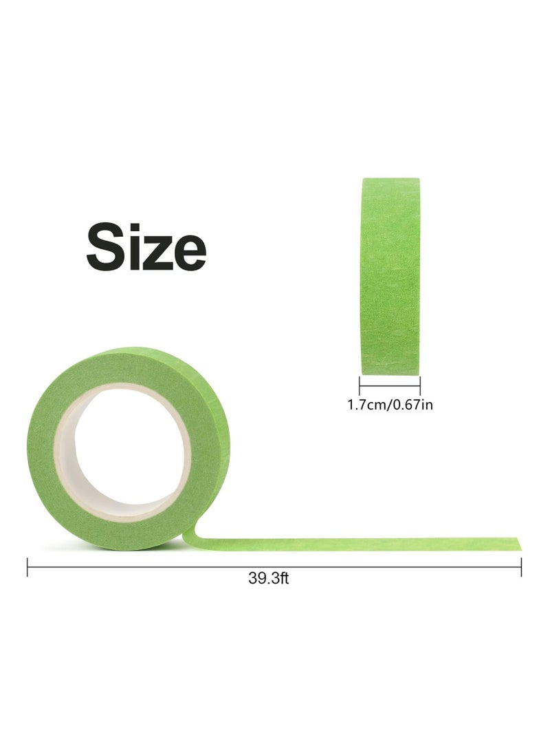 NIIMBOT 12PCS Colored Masking Tape, Kids Art Supplies Colored Tape, DIY Craft Tape, Colored Tape Rolls, Colored Painters Tape 1.7cm x 12m - Image 3