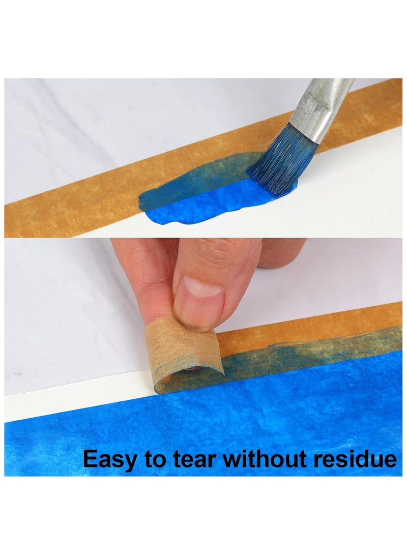 NIIMBOT 12PCS Colored Masking Tape, Kids Art Supplies Colored Tape, DIY Craft Tape, Colored Tape Rolls, Colored Painters Tape 1.7cm x 12m - Image 4