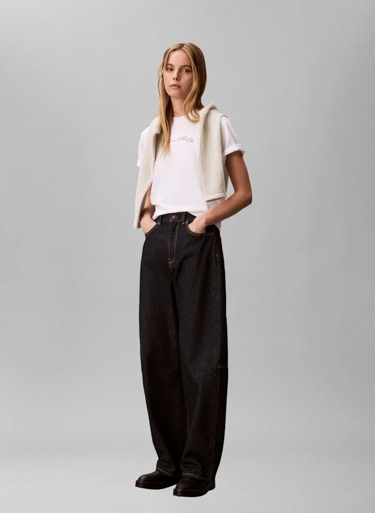 Calvin Klein Jeans  Casual Graphic Boxy T-Shirt for Women | Best Price UAE