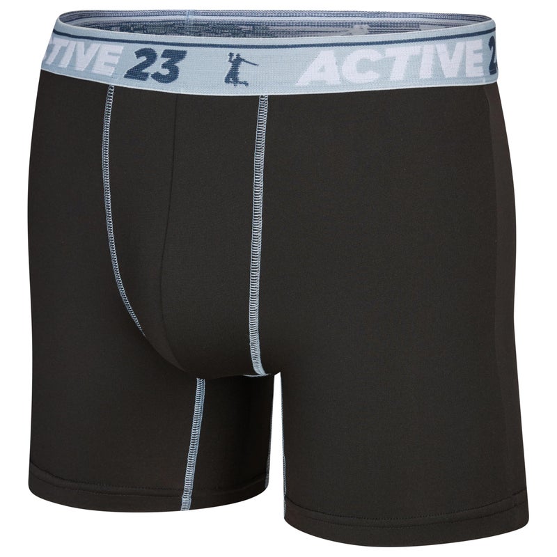 Active 23 Mens Multipack Dry Fit Performance Boxer Briefs for Men, Cooling Moisture Wicking Athletic Support Underwear - Image 5