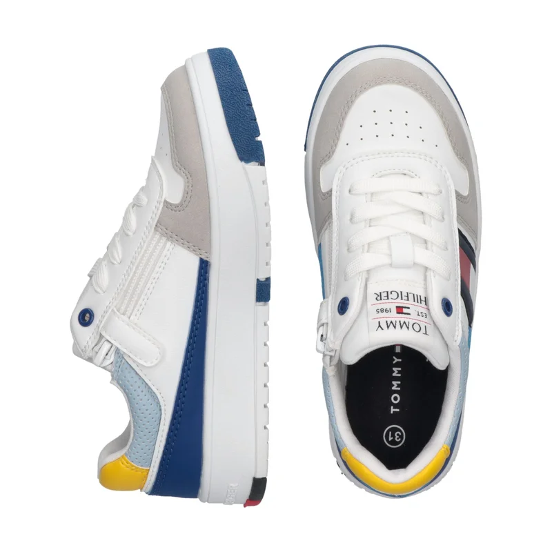 TOMMY HILFIGER Kids Lace Up Low Top Sneakers