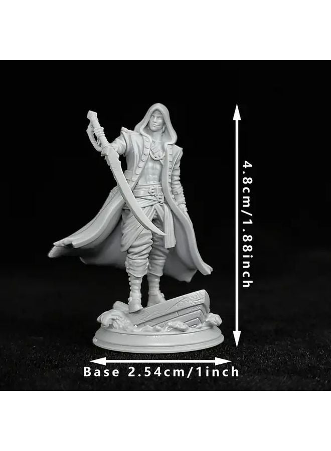 شخصية القرصان العائد 32 ملم لعب الطاولة الخيالية تمثال راتنج ABS عالي القوة - Image 5