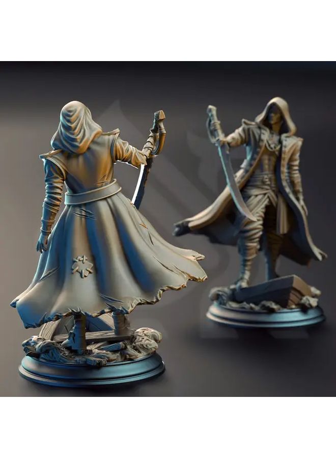 شخصية القرصان العائد 32 ملم لعب الطاولة الخيالية تمثال راتنج ABS عالي القوة - Image 4