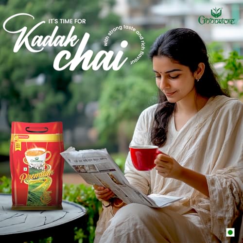 GOODRICKE SuperCup Premium Assam Tea - 1 kg | Premium Loose Leaves Milk Tea | Strong Taste and Rich Flavour | Kadak Assam Chai | Pure & Natural assam Milk tea - Image 2