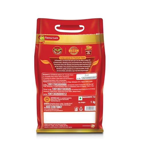 GOODRICKE SuperCup Premium Assam Tea - 1 kg | Premium Loose Leaves Milk Tea | Strong Taste and Rich Flavour | Kadak Assam Chai | Pure & Natural assam Milk tea - Image 3